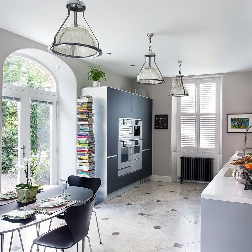 kitchen looking west